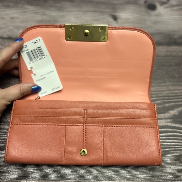 Vintage Coach Wallet, off pink NWT - Picture 4 of 6